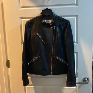 Coach Black Leather Jacket